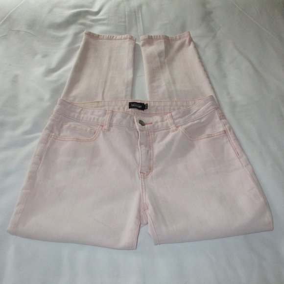 KATE SPADE SATURDAY Pale Pink Skinny Jeans Size 28 - Picture 2 of 5